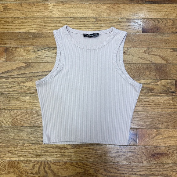 PrettyLittleThing Rib Racer Neck
Tank - Stone - Picture 3 of 4